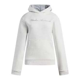Chandail à capuchon UA Rival Fleece Shimmer pour fille