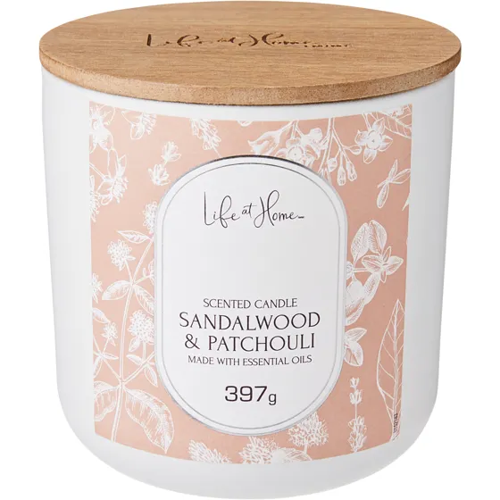 Scented Candle Sandalwood & Patchouli