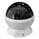 Lampe projecteur LED étoiles gris D 12x14cm