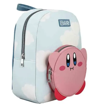 Kirby™ Die-cut Pocket & Cloud Print Mini Backpack