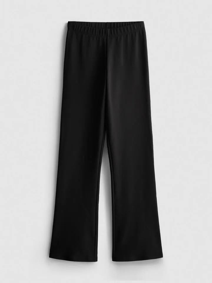 7–15 ans | Pantalon évasé en tissu ottoman texturé
