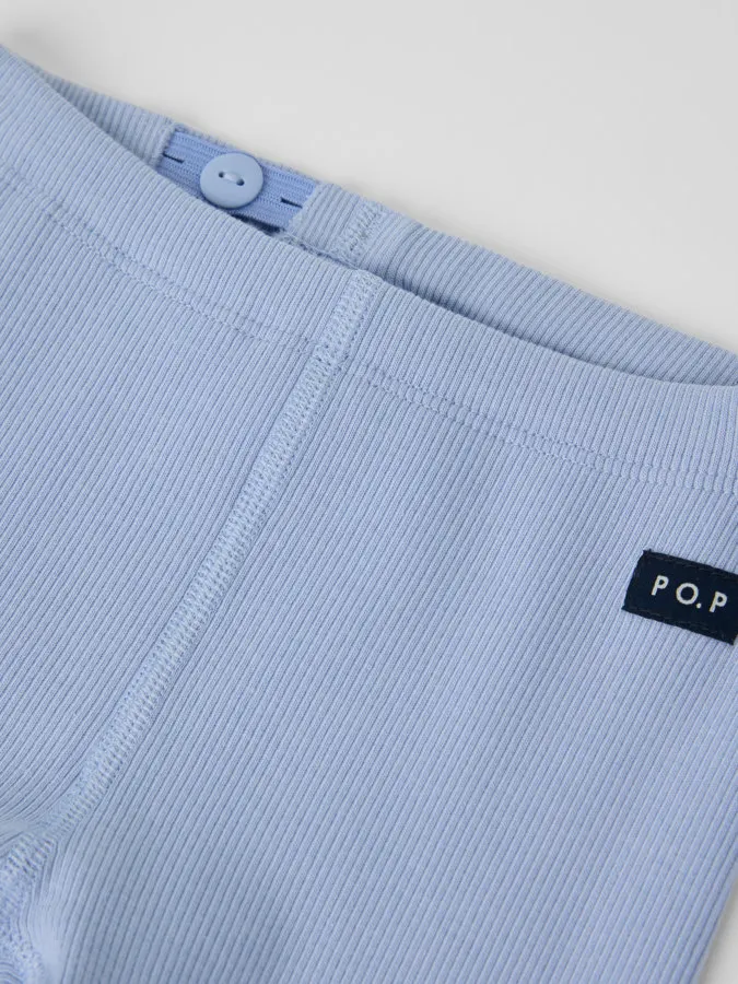 Ribbestrikket i myk blanding av Tencel™ lyocell og økologisk bomull