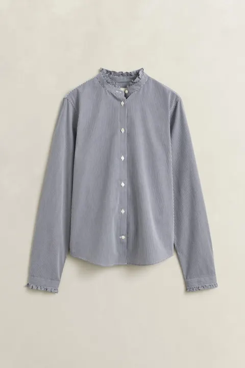 Frill Collar Bluse