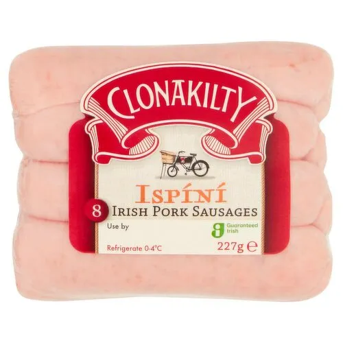 Clonakilty Irish Pork Sausages 8 Pack (227 g) Open Product Description