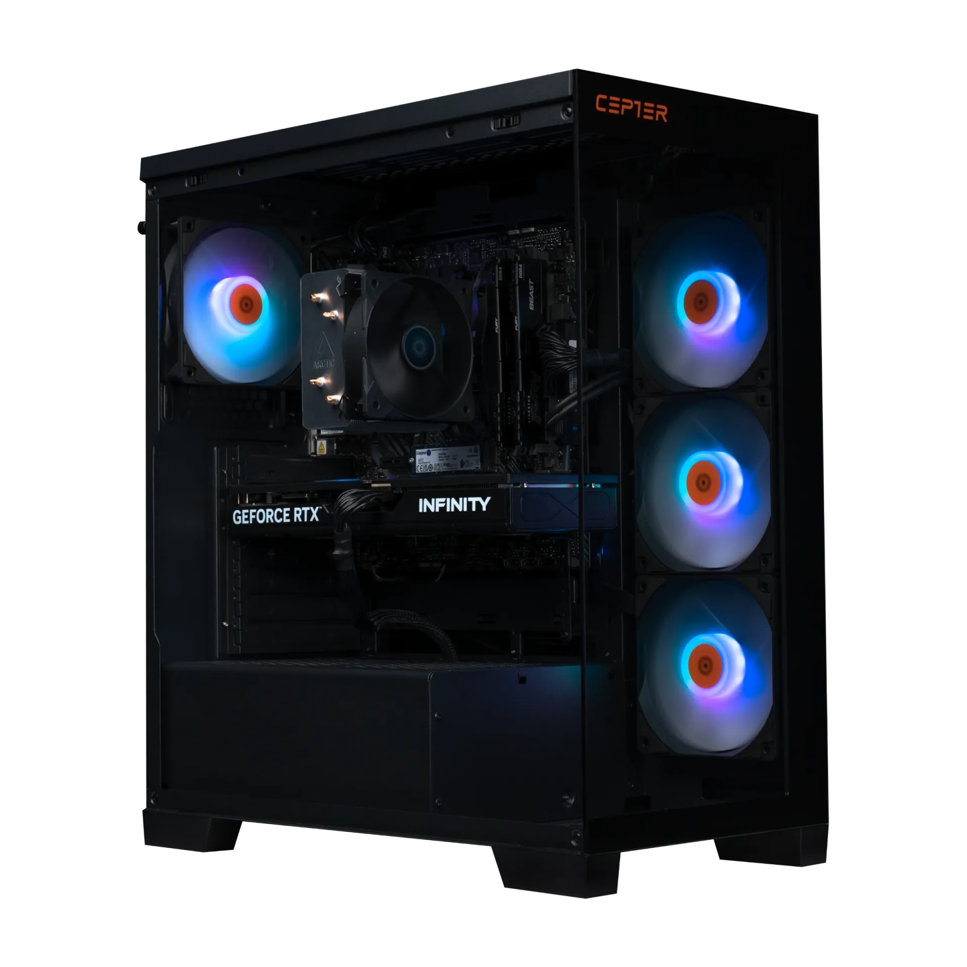 Cepter E-Sport R57 Wi-Fi stasjonær PC (16GB/1TB)
