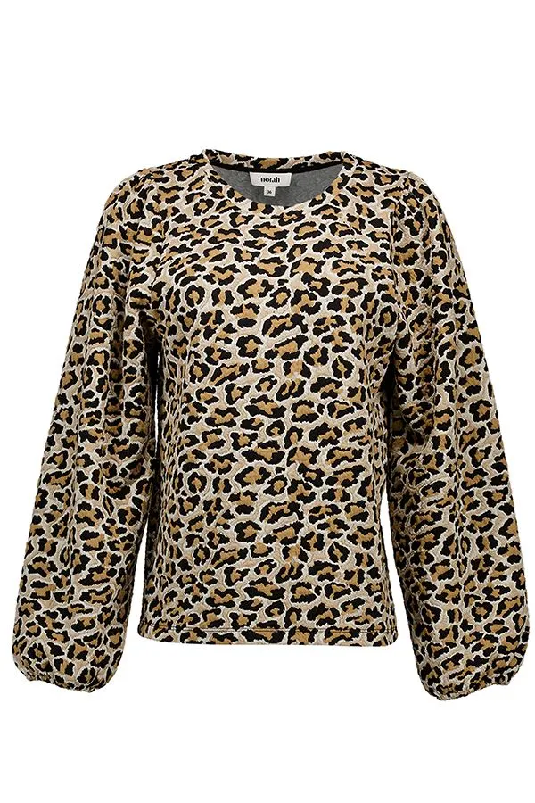 Shirt met luipaardprint