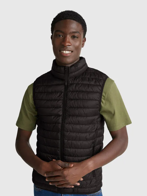Regular fit padded vest
