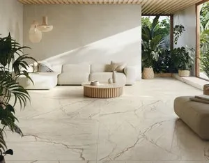 Suelo/Azulejo porcelánico Roma efecto mármol beige 60x120 cm C1 GRESPANIA