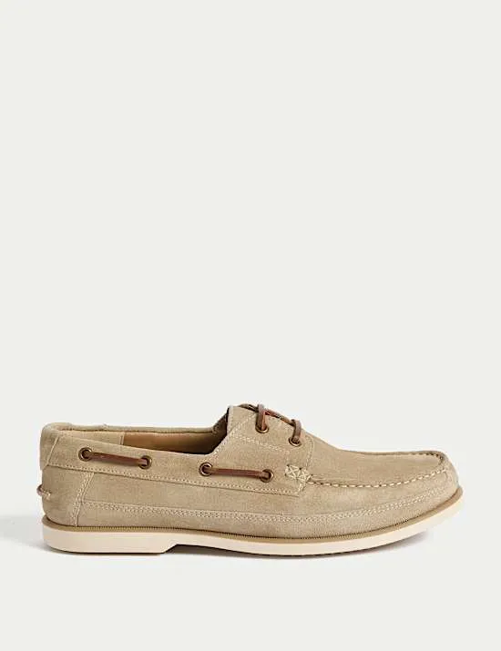 Slip-on-Bootsschuhe aus Wildleder