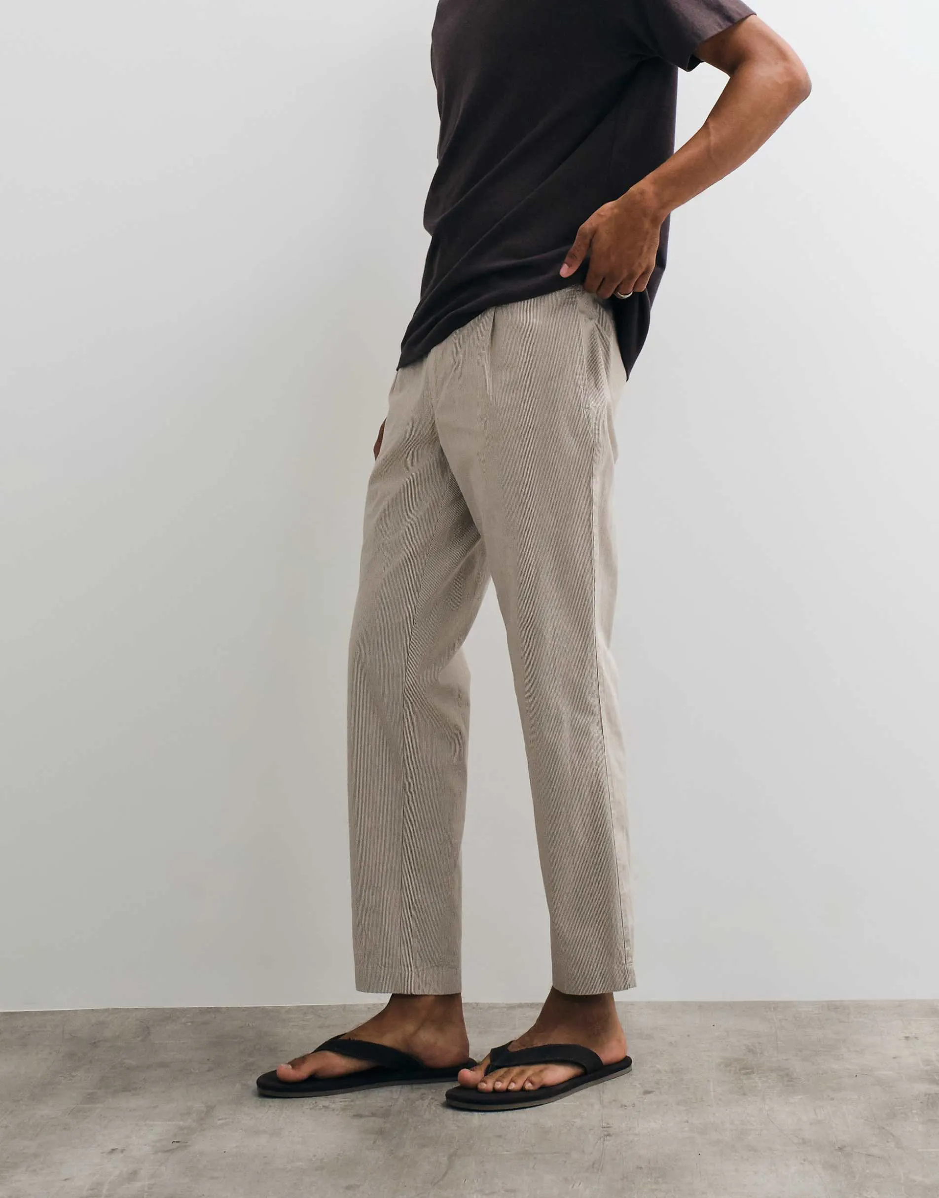 Mango straight trouser in camel