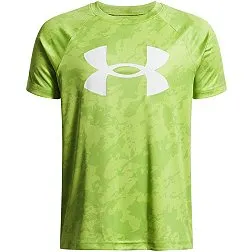 Under Armour Boys' Tech Logo Print Short Sleeve T-Shirt
