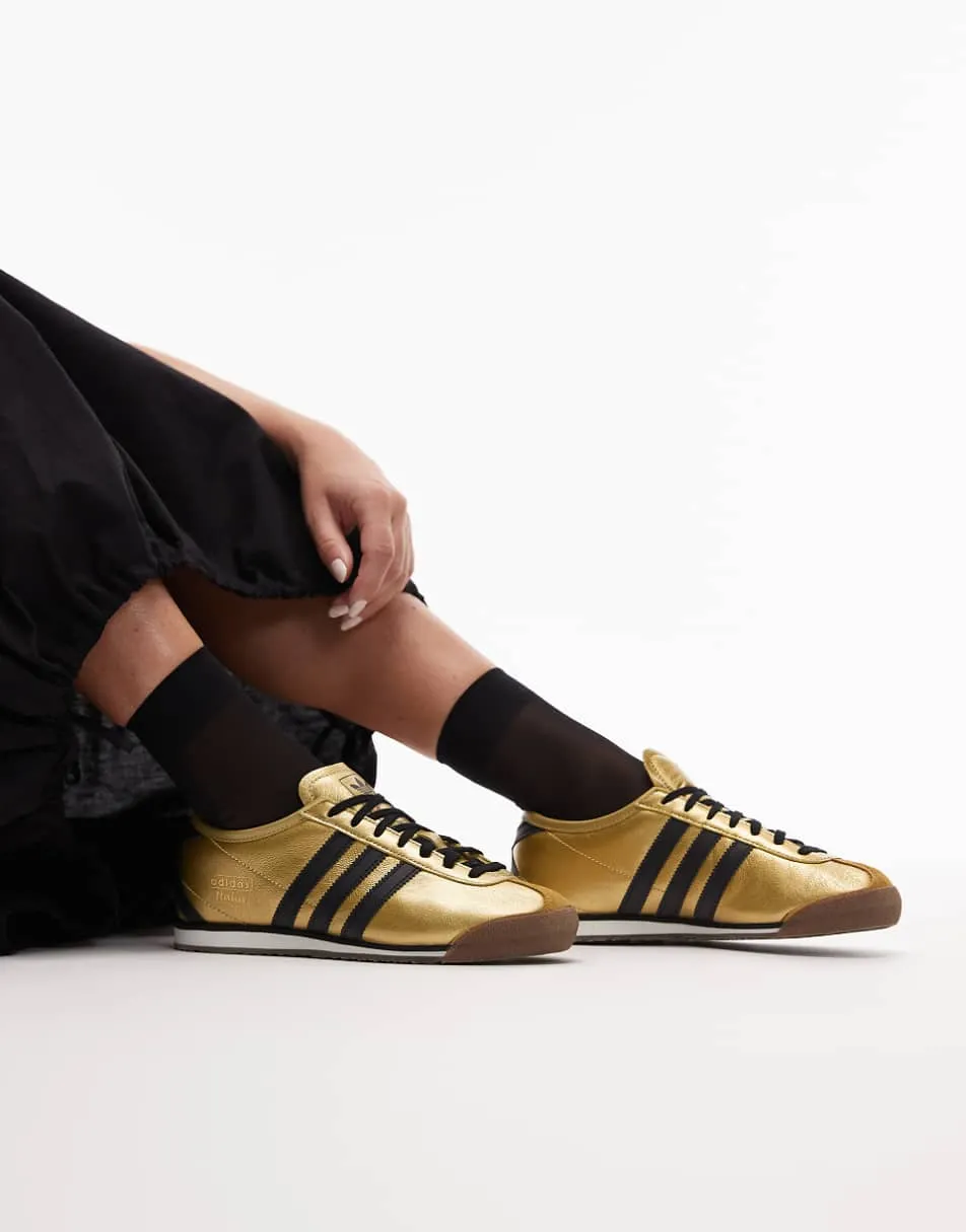 adidas Originals Italia 70s trainers in metallic gold