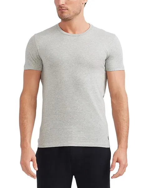 Slim Crewneck 3-Pack White/Black/Andover Heather