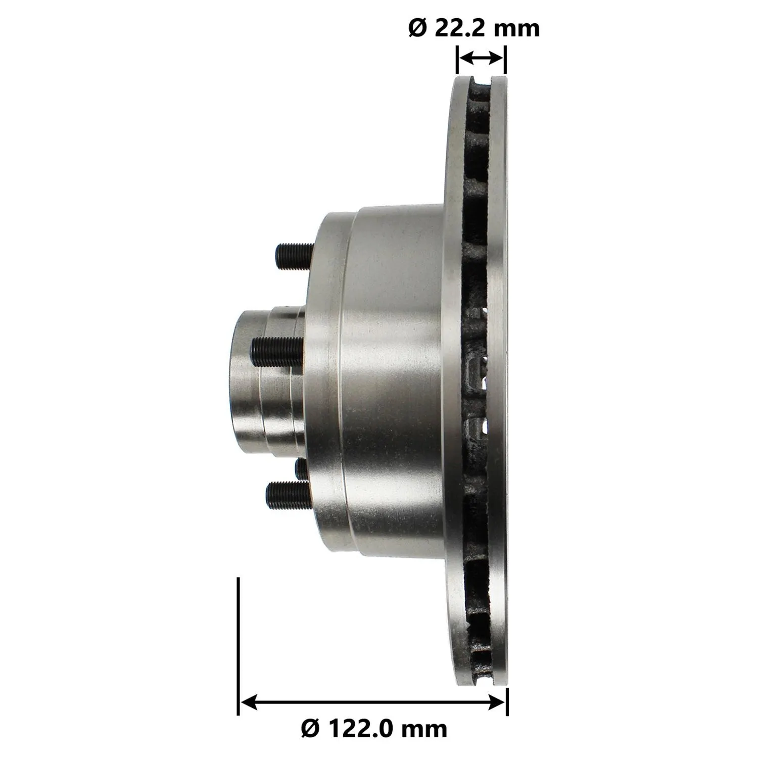 Duralast Disc Brake Rotor and Hub Assembly 5106
