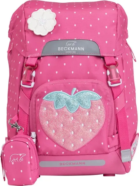 Skolesekk 1.kl Strawberry Classic 22L - Beckmann
