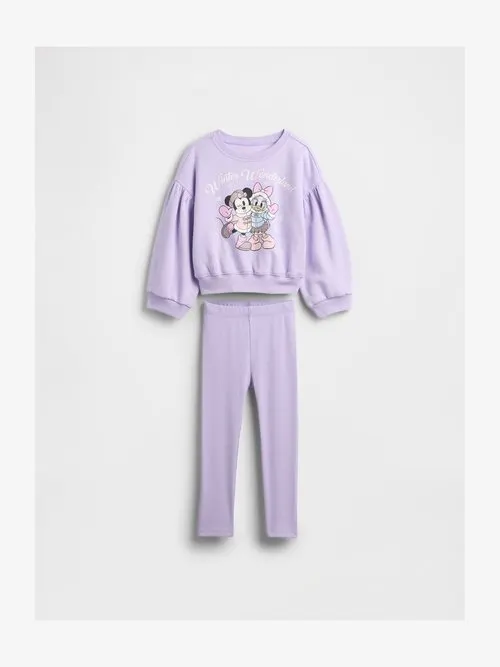 GAP × DISNEY BABY & TODDLER BUBBLE SWEATSHIRT SET - Sweatshirt - purple lotus