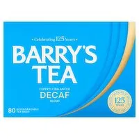 Barry's Tea Decaffinated 80 Bags (250 g) Open Product Description