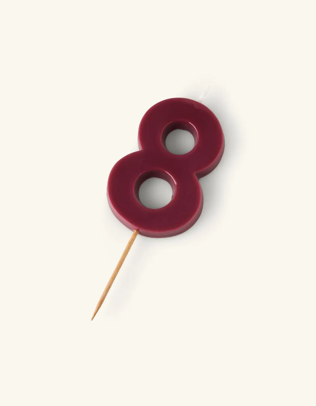 Kuchenkerze Nummer 8