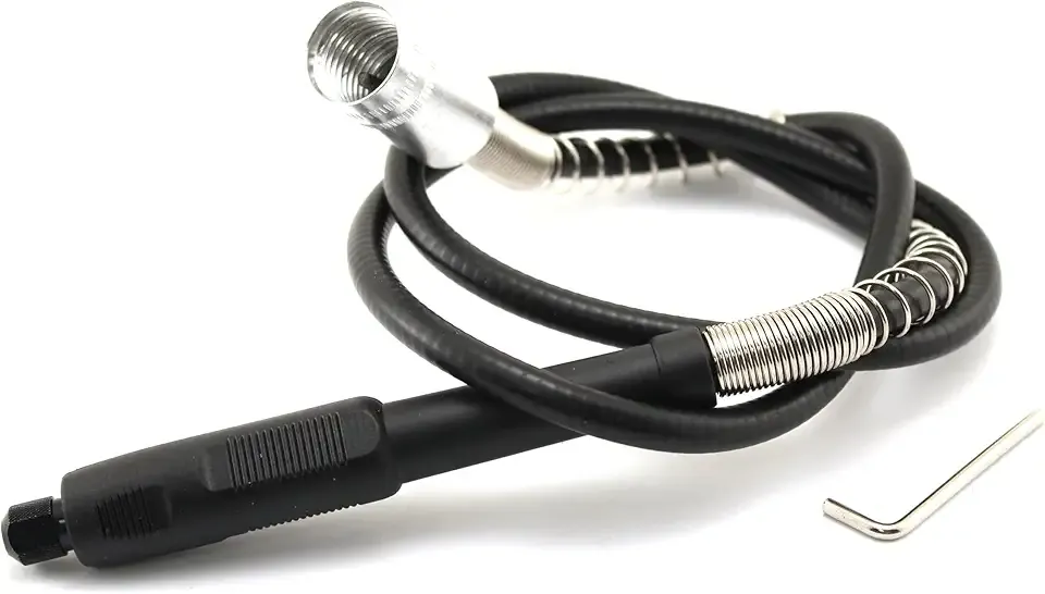TMAX 42 Inch (1 Meter) Flexible Flex Shaft Polishing Chuck for Dremel Rotary Grinder Tools