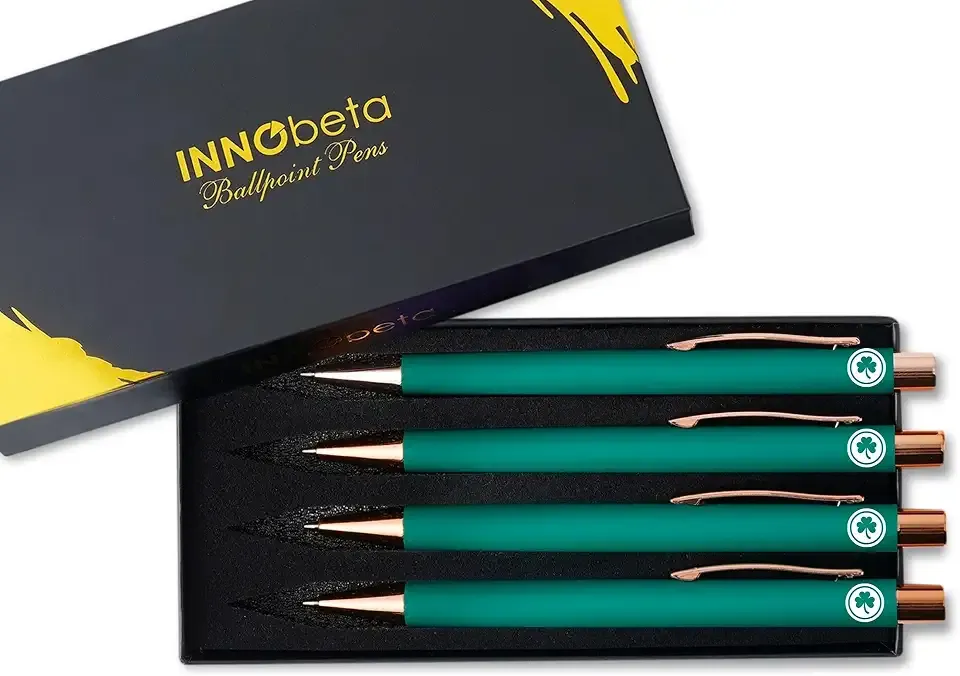 InnoBeta Irish Gifts, Irish Pen, Ballpoint Pen Set of 4 - Icon