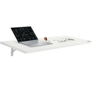 Escritorio de Pared Plegable,VEVOR 1200 mm x 500 mm,Escritorio de Pared Plegable,Soporte de Hierro,Escritorio Colgante para Espacios pequeños