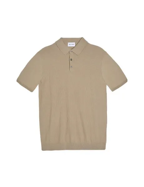 5445 Retro Polo T-Shirt Light Camel