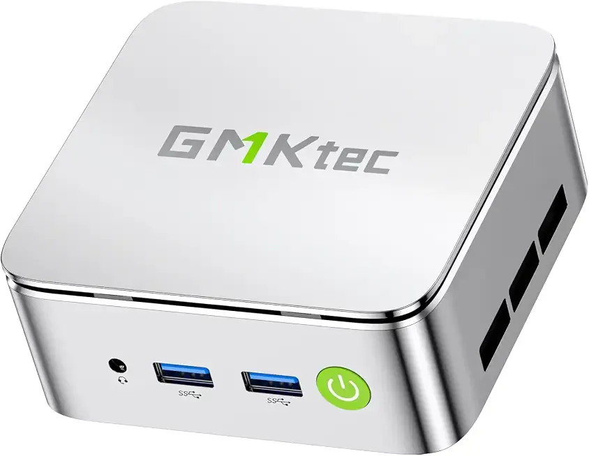 GMKtec Mini PC Computer, G10 Ryzen 5 3500U (Beats N150/4300U/3200U), 16GB RAM 512GB SSD 2.5GbE NIC LAN Desktop Office Home Business HTPC, Triple 4K Display, WiFi, BT, USB-C, DP, Type-C PD, HDMI 2.1
