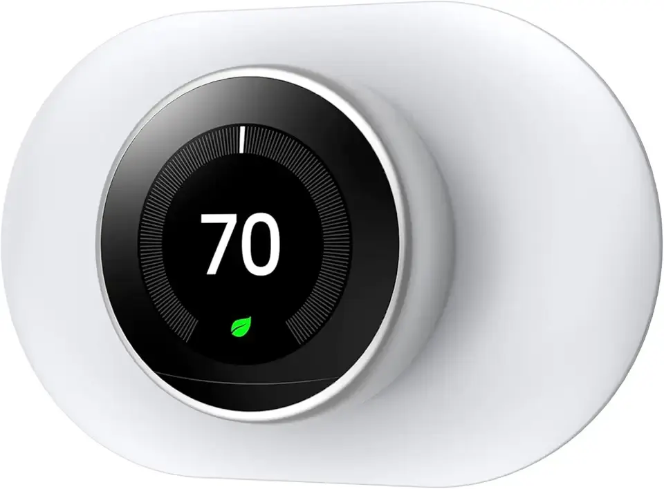 Wall Plate for Google Nest Thermostat 1st/2nd/3rd, Nest Thermostat Trim Kit for Walls to Cover Defects (Not Compatible with 2020 Nest Thermostat)