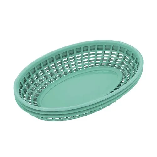 3 Pack Food Baskets - Turquoise