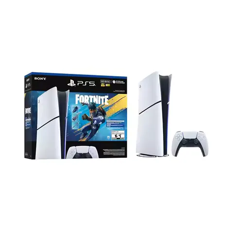 Sony PlayStation 5 Slim Console Digital Edition - Fortnite Flowering Chaos Bundle