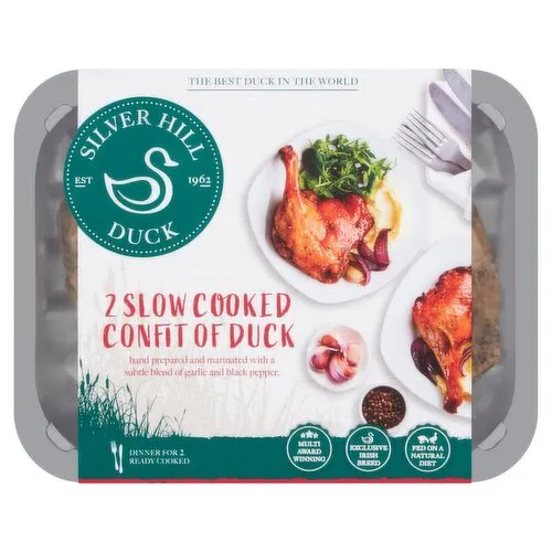 Silver Hill Slow Cooked Confit Of Duck 2 Pack (300 g) Open Product Description