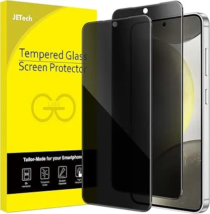 JETech Privacy Screen Protector for Samsung Galaxy S24 Plus, 2-Pack | Anti-Spy Privacy Protection, Tempered Glass, Fingerprint ID Compatible JETech Privacy Screen Protector for Samsung Galax…
