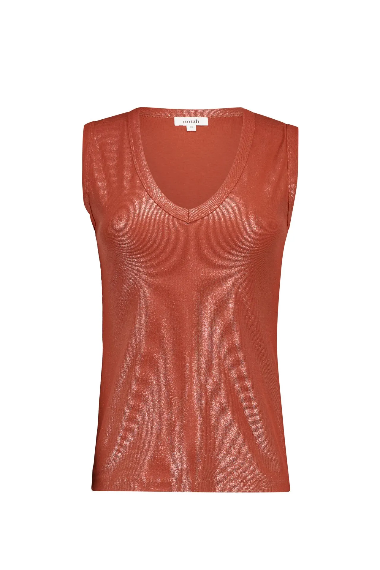 Vivian top roodbruin
