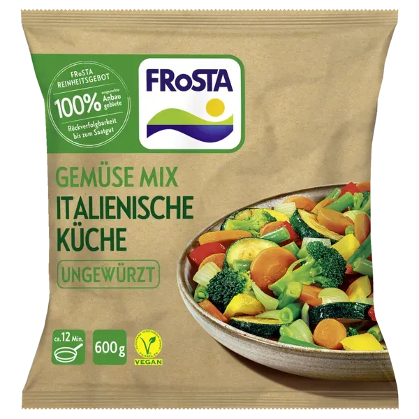 Frosta Gemüse Mix, Pfanne, Bowl oder Kleine Mahlzeit verschiedene Sorten, tiefgefroren