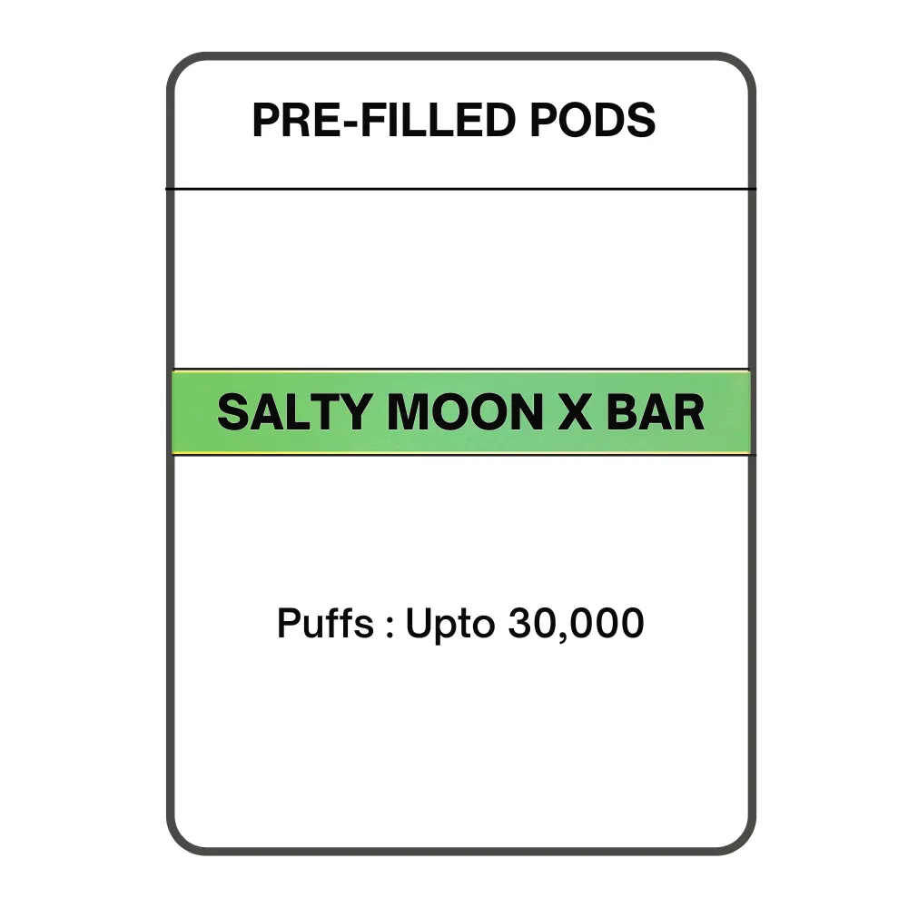 Salty Moon X Bar Pre-filled Pods 28.5mg/mL