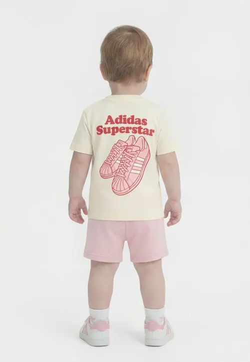 SUPERSTAR TEE UNISEX - T-shirts med print - off-white