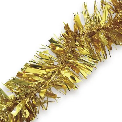 Enchanted Forest® 12' Gold Tinsel Christmas Garland