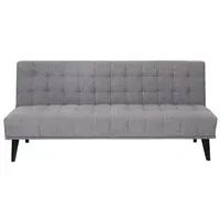 Futón Montevideo Tela Gris