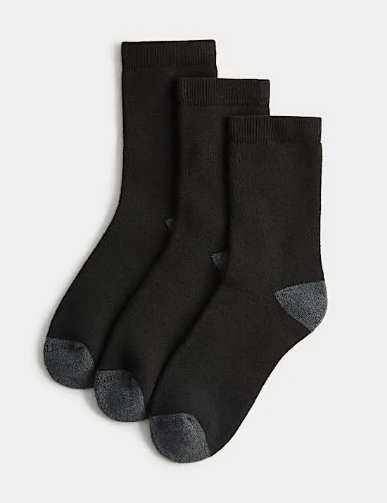 3er-Pack knöchelhohe Heatgen™ Thermosocken (25,5–32,5)