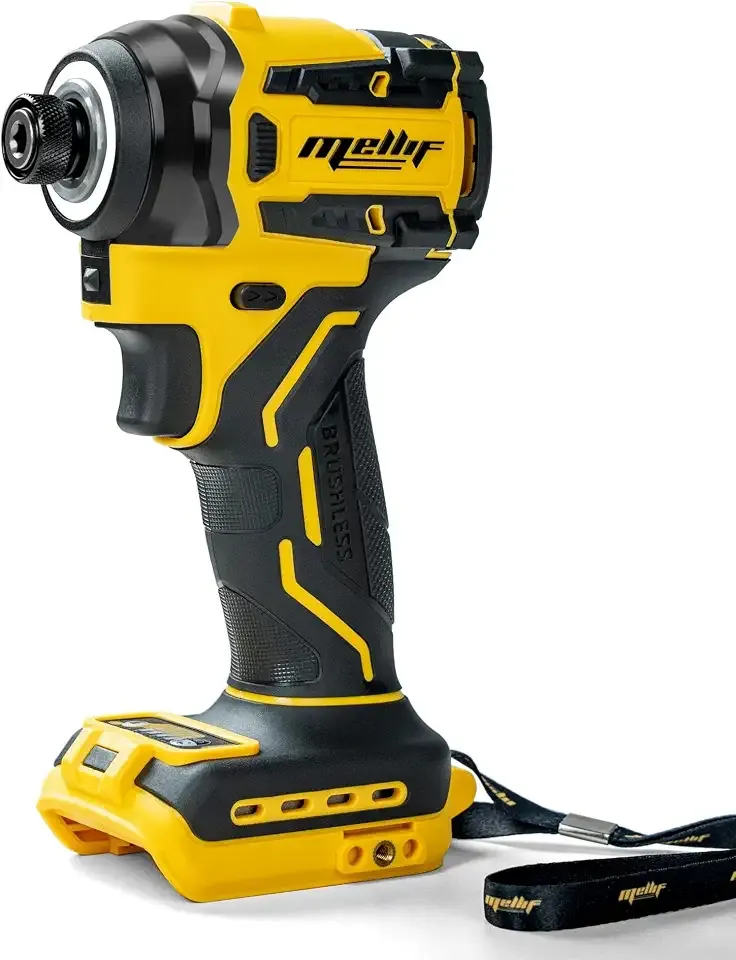 1/4-Inch Impact Driver Compatible with Dewalt 20V 60V Max Battery | Tool Only, Cordless, 4.3" Head Length, 2212 in-lbs Torque, 4-Speed, Brushless Motor, Ring LED Light