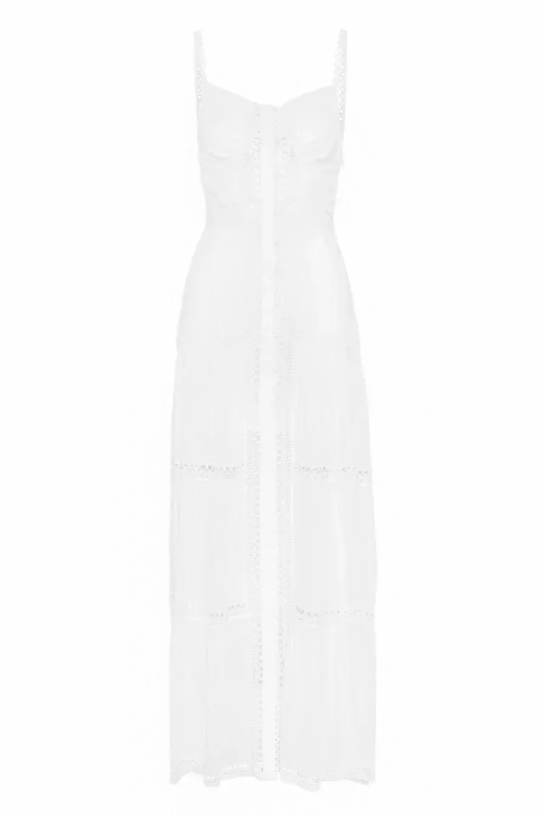 Electra Maxi Dress - Hvit