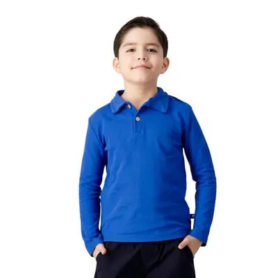 Playera Hummo Kids Niño Tipo Polo Manga Larga