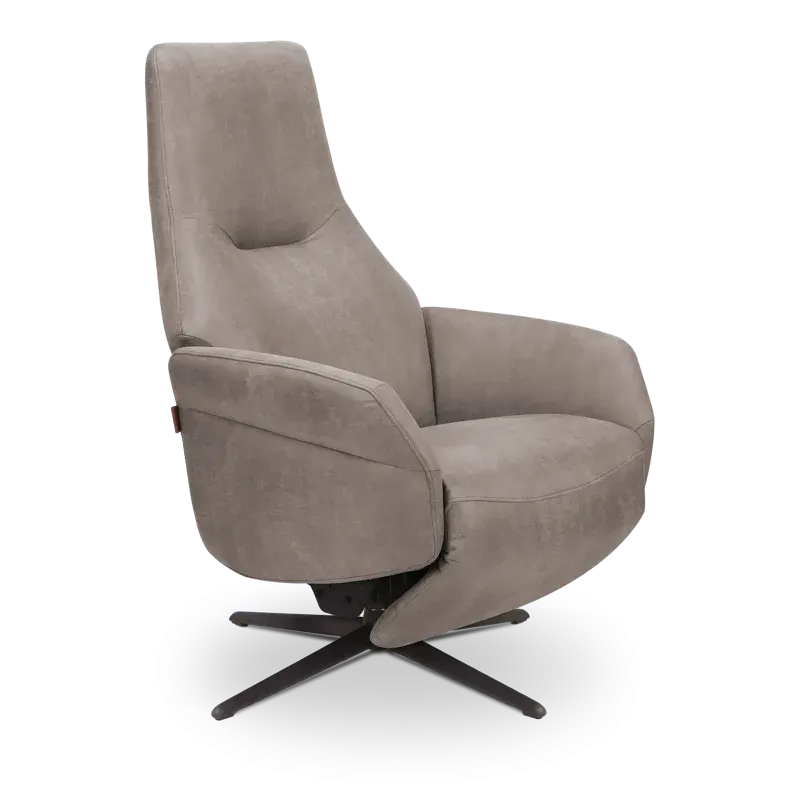 Relaxfauteuil Opera - handmatig - microleder Oxx Clay