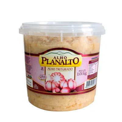 alho triturado planalto pote 1kg