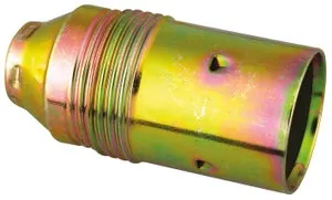 Douille patère E14 - acier laitonné - Lébénoïd