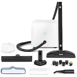 Dupray Neat Steam Cleaner with 17-Piece Kit - Powerful, Chemical-Free Cleaning for Floors, Cars, Tiles, Upholstery, Kitchen, Bathroom Grout, Carpets & More - Kills up to 99.9% of Bacteria & Viruses *