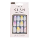 Uñas Postizas Glam Couture Modelo Aurora Medio CALA 24 Piezas