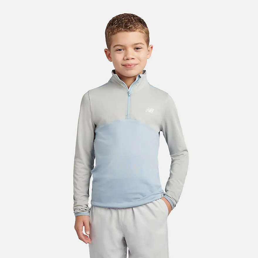 Contrast Panel 1/4 Zip