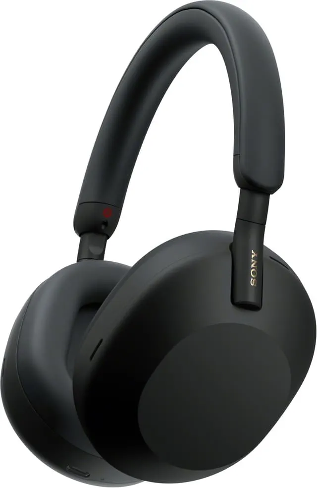 Sony WH-1000XM5 trådløse around-ear hodetelefoner (sort/hardcase)
