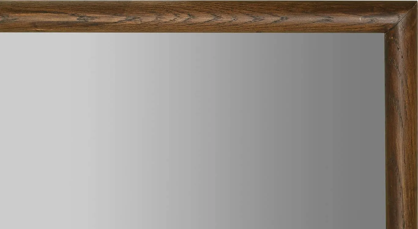 Circus speil 50 x 120 cm, brunlakkert heltre eik